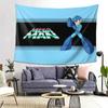 Megaman Video Game Mega Man Tapestry Decor Art Aesthetic Tapestries for Living Room Bedroom Home Wall Cloth Wall Hanging