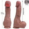 Реалистичный XXL Большой Дилдо – Мягкий Жидкий Силикон 100% Реалистичный Пенис с Мощной Присоской, Удобная Игрушка для Мастурбации для Взрослых для Женщин, Мужчин и Пар