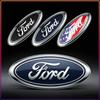 11,5x4,5 см Наклейка-эмблема на задний багажник для Ford Ranger Escape Mondeo Fusion Fiesta Kuga Edge Focus Mustang Логотип автомобиля Значок Аксессуары