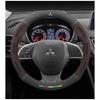 Для Mitsubishi Outlander Pajero Asx Colt Lancer EX Evolution X L200 Triton RALLIART Автомобильная замшевая карбоновая накладка на руль