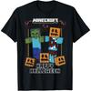 Футболка Minecraft Счастливого Хэллоуина Тыква Зомби Веселье