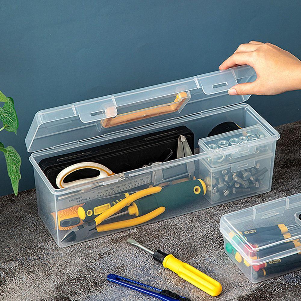 Plastic Hardware Tool Box Tool Organizer Parts Box Multifuntional Tool Storage Box