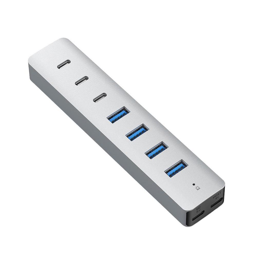 7-Port USB-C 3.1 Hub with Power – 7-in-1 USB 3.0 Expander