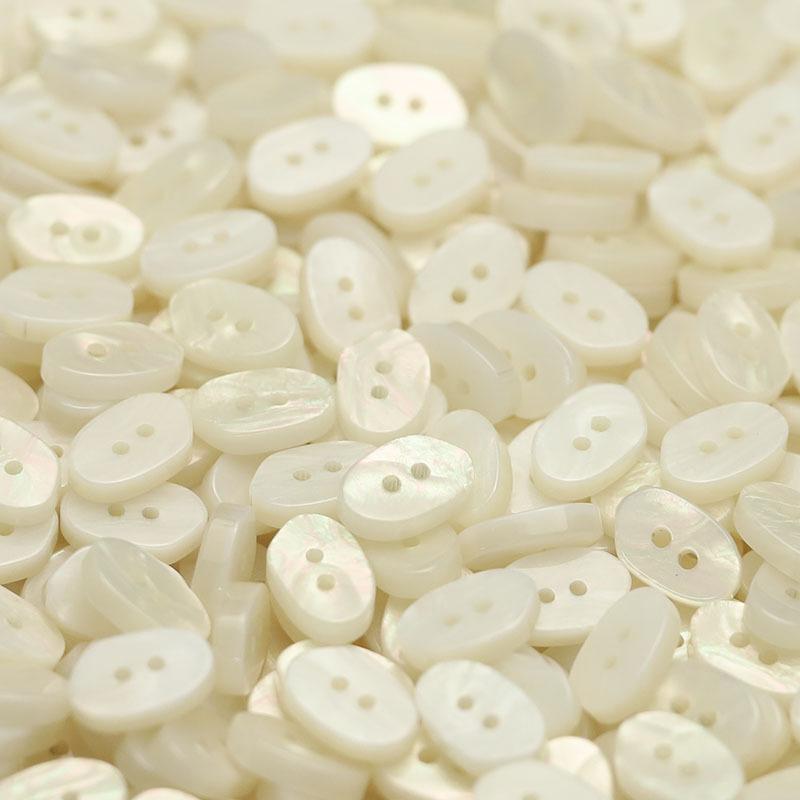 Двухглазая пуговица особой формы из искусственной ракушки из смолы для рубашки, свитера, женской вязаной кардиганной пуговицы