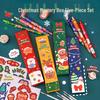 Hangsu Christmas Blind Box: 5-Piece Neutral Pen Stationery Set - Cute Surprise Gift for Students