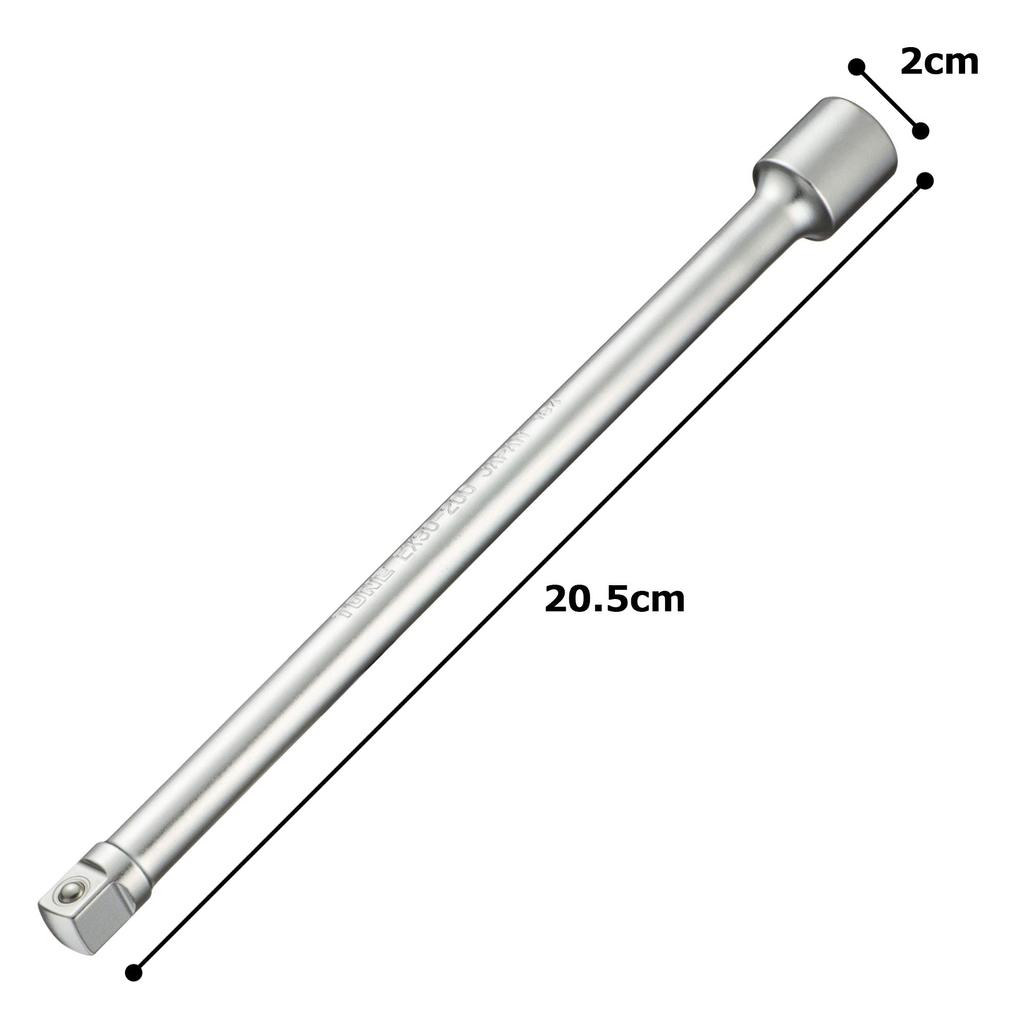 Удлинитель TONE Угол привода Общая длина 200 мм EX30-200 9,5 мм (3/8")