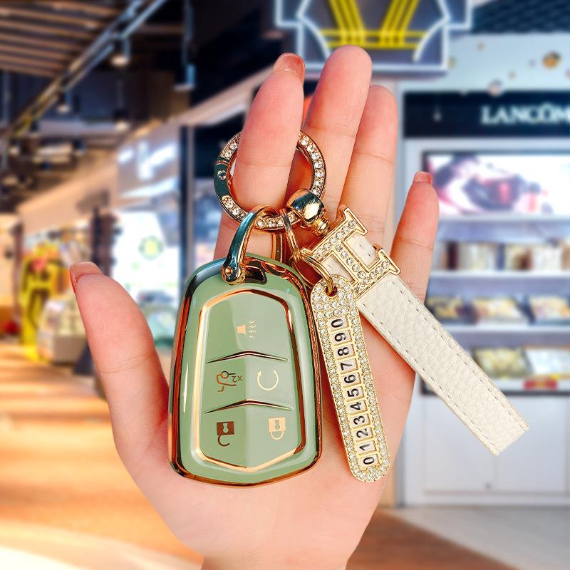 Premium Key Cover for 2022 Cadillac XT5/XT4/CT6/ATSL/XTS