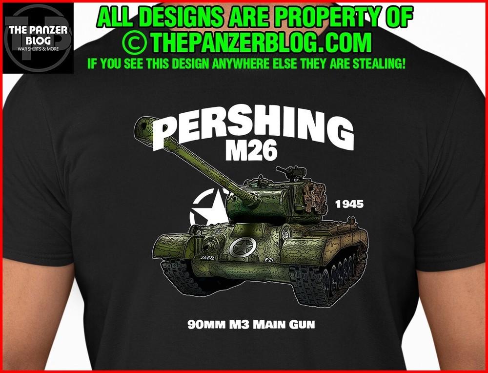 Футболка M26 Pershing Вторая мировая война Армия США Танк Унисекс Футболка