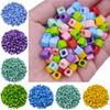 Товары для вечеринок, ожерелье, браслет, сделай сам, конфетный цвет, 40 шт., 7 мм, квадратные свободные бусины, подвески для изготовления ювелирных изделий, кулон