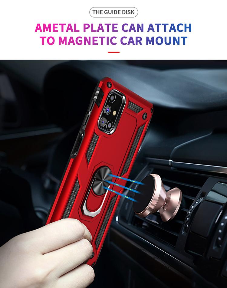 Для Samsung Galaxy M31 чехол Armor Military Drop Protective Case для Samsung Galaxy M31 M 31 31 противоударный чехол-держатель для кольца