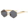 Women's Sunglasses, Men's and Women's Fashion Polygonal Metal Sunglasses