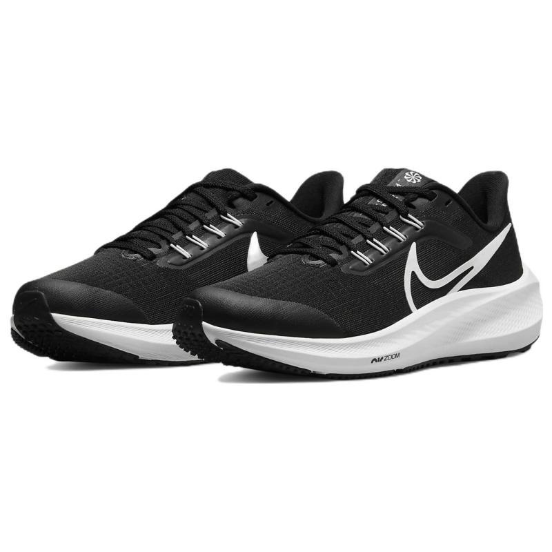 Nike Air Zoom Pegasus 39 Амортизация с защитой от скольжения Износостойкие Низкие Детские Кроссовки для Бега Черные Детские Кроссовки DM4015-001