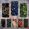 Christmas Art Decorations For iPhone 16,13,12,11,17,14,15,Pro,Max,Plus,X,XS,XR,SE,Mini Transparent Soft silicone Case