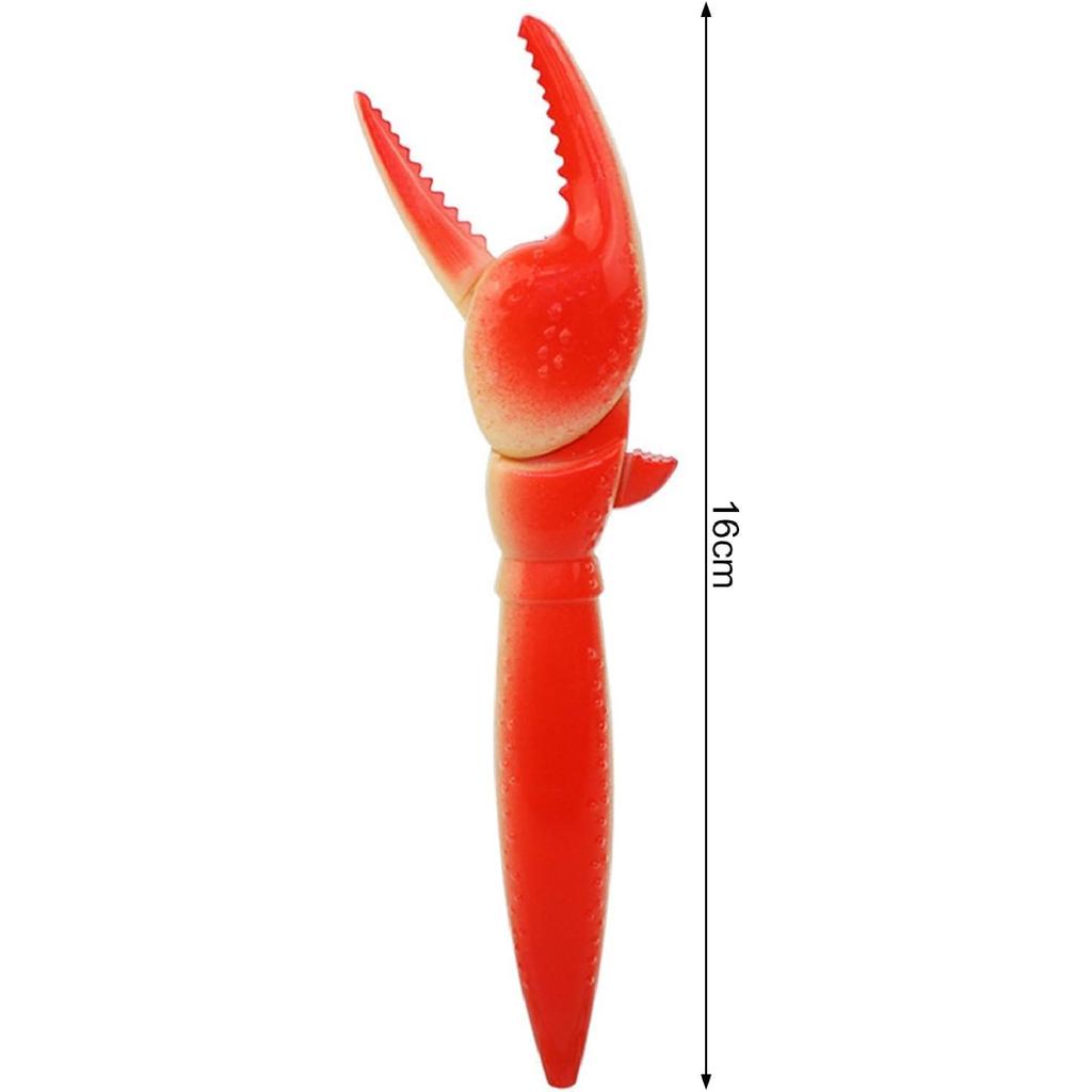 1Pc Novelty Crab Claw Pens Lobster Claw Pens Fun Ballpoint Pens Adorable Gel Pen Comfortable Grip Smooth Writing Student Pen,for School Office