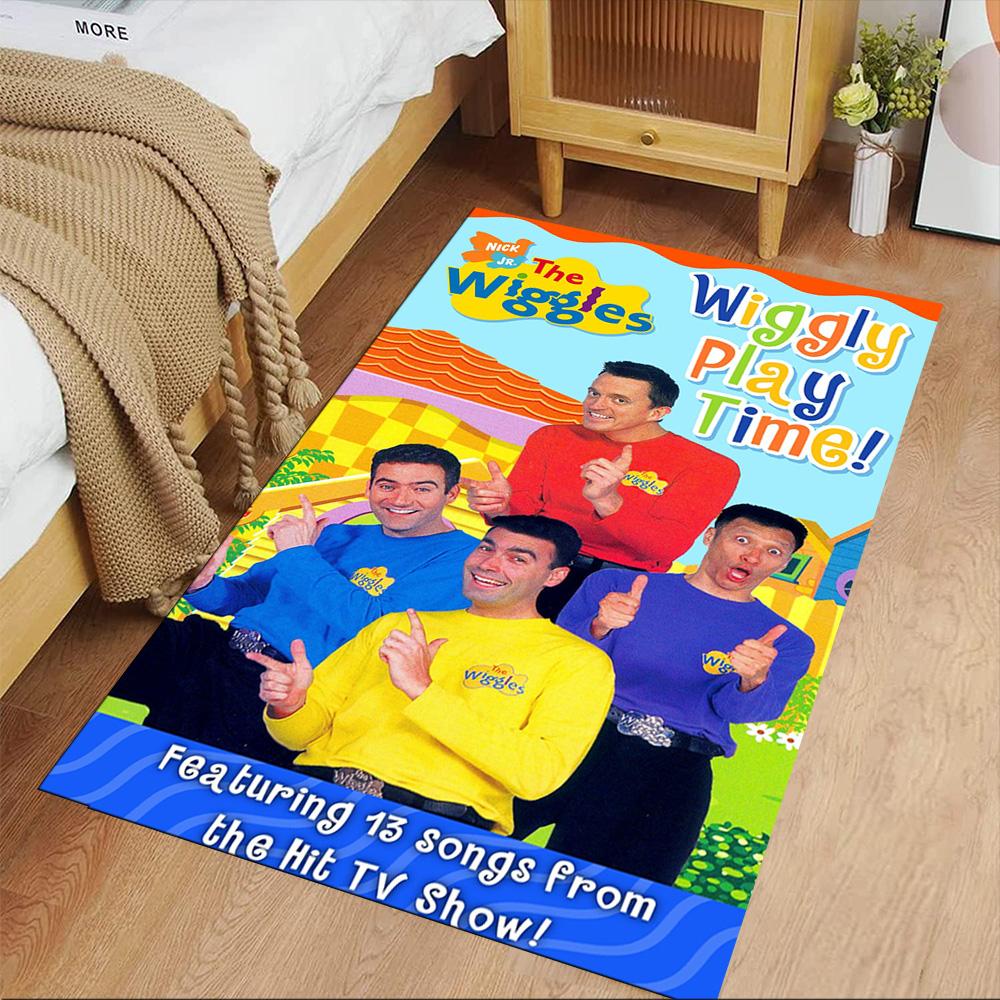 Wiggles Carpet Suitable for Playrooms Living Rooms Foyer Bedrooms Anti-slip Rug Anime Office Decor Best for Christmas