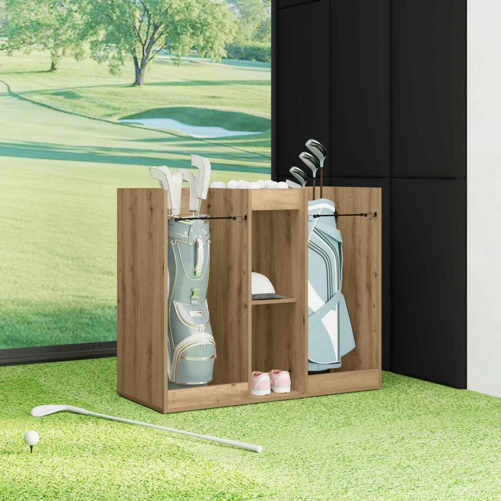 Golf Cabinet Solid Wood Artisan Oak 102 x 45 x 85.5 cm