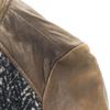 GAP Tweed switching sheepskin leather Riders jacket XXS Brown etc EDITION Women Used