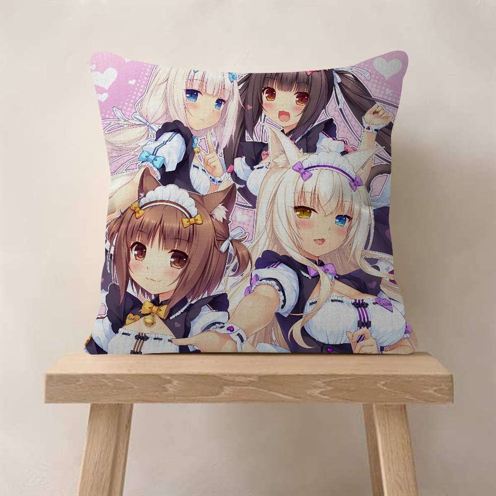 Аниме Nekopara Подушка Аниме Подушка Диван Кровать Подушка для Головы Наволочка Чехол для Подушки Модный