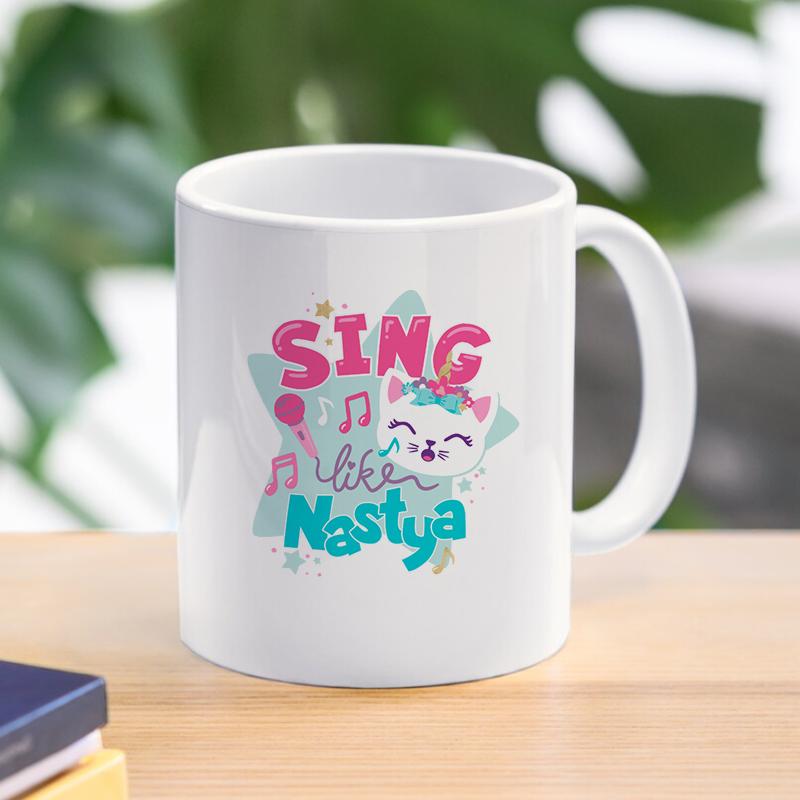 Кружка Like Nastya, креативный дизайн, Лидер продаж, акция, посуда для напитков для детей, друзей, рождественский подарок, 11 унций