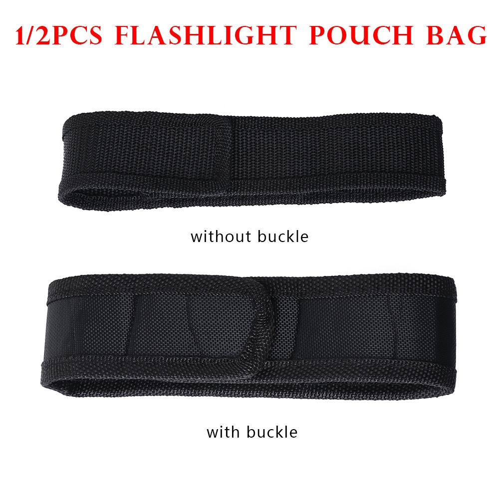 Nylon Universal Outdoor Tool Accessories Flashlight Torch Bag Waist Belt Case Tool Holder Pouch