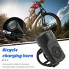 Электрический велосипедный звонок, громкий, четкий, чистый звук, мини-размер, перезаряжаемый, простая установка, руль, велосипедный звуковой сигнал, велосипедный звонок
