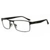Full Rim Rectangle Dark Gunmetal Smartbuy Collection Arrow Asian Fit 611f Fashion Men Eyeglasses