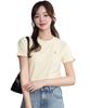 [WEGO] Эксклюзивный США. АССН ПОЛО. Футболка, Короткий рукав, Компактная, Топ, Рубашка, Одежда с коротким рукавом, Летняя одежда, Весенняя одежда, Женская, Размер L,