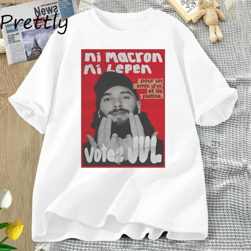 2026 Summer New Unisexs Womens Tshirt French Marseille Rapper July Album Tshirt Trend Unisex Fashion Cotton Oversized Tshirt