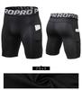 Sports Compression Inner Half Tights with for and Size L and Gray Men's Shorts, Shorts, Leggings, Pockets, Moisture-Wicking, Quick-Drying, Running,
