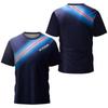 Modern Neon Pattern Men's Table Tennis T-Shirt Men Summer Tennis Badminton T-Shirt Top Table Tennis Club Quick Dry Short Sleeved