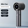 Handheld Cooling Fan 100-Speed Adjustable LCD Display USB Rechargeable Cooler Fan Summer Portable