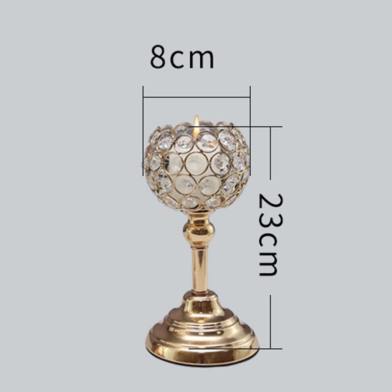 Скандинавские украшения для подсвечников, роскошные хрустальные украшения для гостиной, золотистого света, романтический подсвечник с перьями, новый продукт