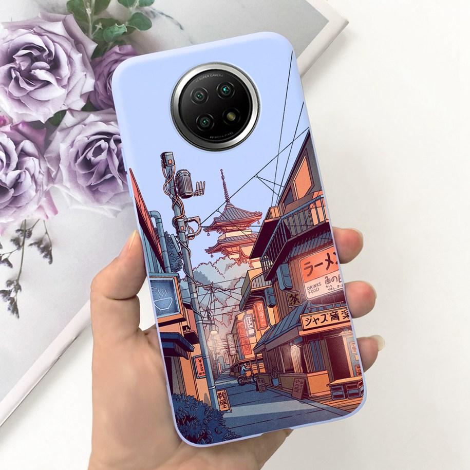 For Xiaomi Redmi Note 9T Note 9 5G Case Fashion Flower Shockproof Silicone Soft Matte Phone Cover For Xiomi Redmi Note 9T Fundas