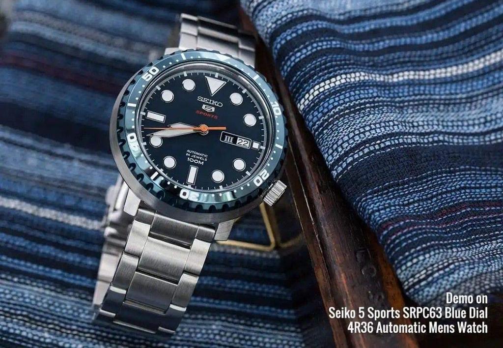 Seiko Seiko SRPC63 SRPC63K1 BOTTLE CAP Bottle Cap 5 SPORTS 5 Sports AUTOMATIC Automatic Winding Men's [Товар]