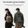 Cwatcun D107 Photography Camera Bag Camera Backpack Waterproof Camera Shoulder Bag with Side Pocket