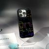 Крутой чехол для телефона с формулой и крутым узором для iPhone 17 16 e 15 14 13 12 Pro Max, защитный чехол из овчины с серебристой окантовкой
