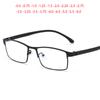 Men'S Business 1.56 Aspherical Prescription Eyeglasses Women Retro Metal Square Nearsighted Glasses Diopter 0 -0.5 -0.75 To -6.0
