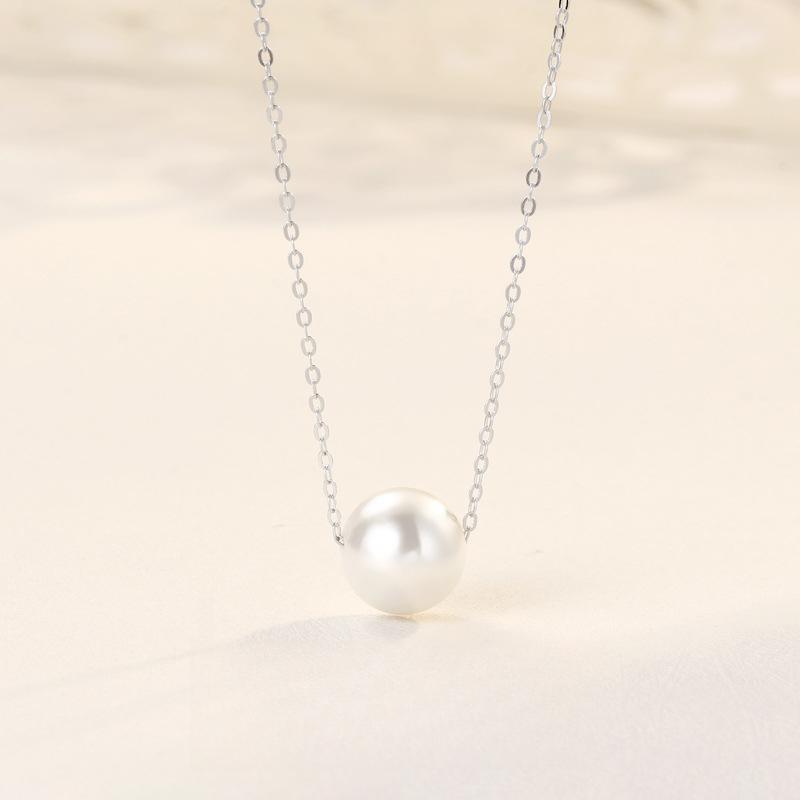 Жемчужное ожерелье женское простое модное элегантное универсальное ожерелье для холодного ветра с жемчугом подарок для девочек