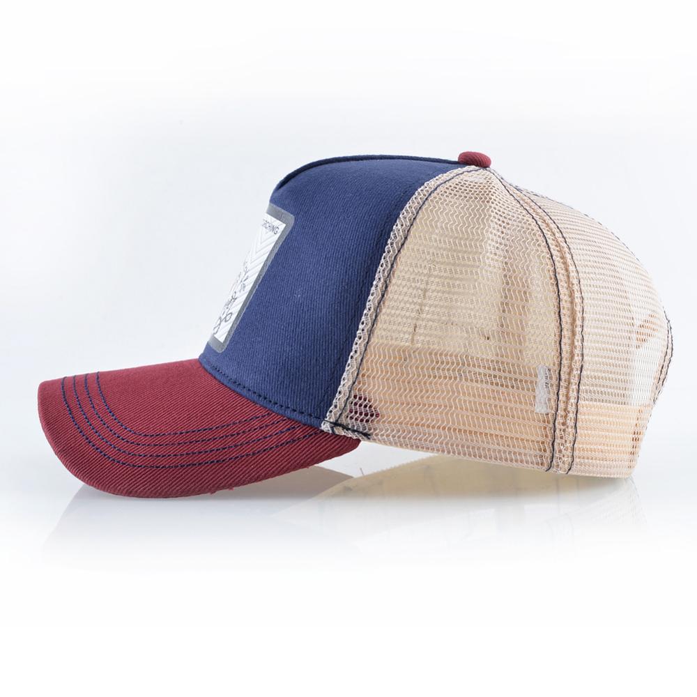 Snapback Mesh Baseball Cap Men Women Beach Casual Visor Hats Breathable Cotton Dad Hat Trucker Caps