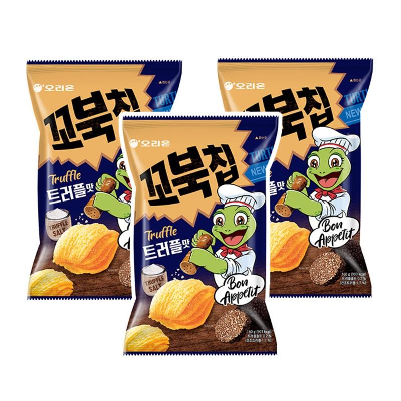 Orion Чипсы Turtle со вкусом трюфеля 160г (3 варианта)