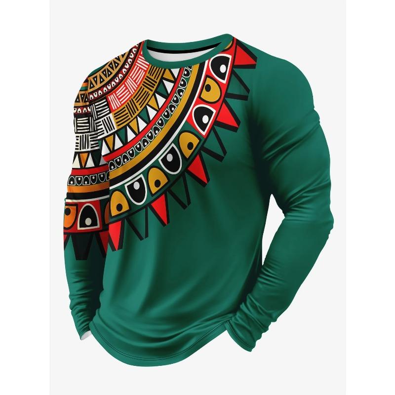 Мужские футболки с 3D-принтом, повседневные спортивные, с круглым вырезом, с длинным рукавом, дышащие, быстросохнущие, свободного кроя, уличные, для кемпинга, трендовые футболки