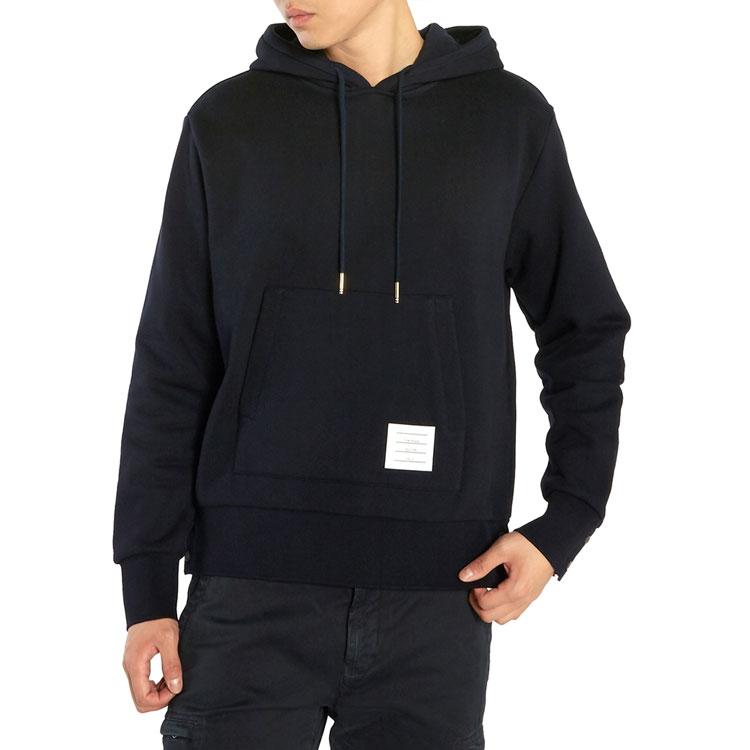 THOM BROWNE Striped Drawstring Hoodie MJT086A-03377-415