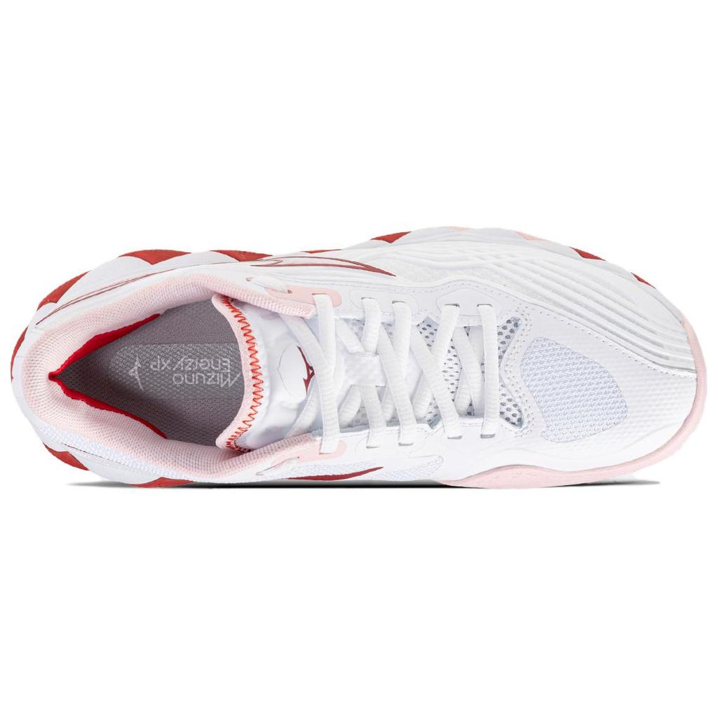 Mizuno Wave Enforce Tour 2 Удобная посадка Амортизация Прочные Низкие Теннисные Кроссовки Женские Кроссовки Белый Розовый 61GA260162