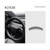 For Tesla Model 3 Y Juniper 2025 Alcantara Suede Steering Wheel Trim Patch Panel Decoration Strip Sticker Interior Accessories