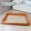 Ортопедическая кровать для собак, большой моющийся диван-кровать для собак, мягкий валик, гнездо для собак, наполнитель из хлопка, теплый диван для домашних животных, для средних и больших собак