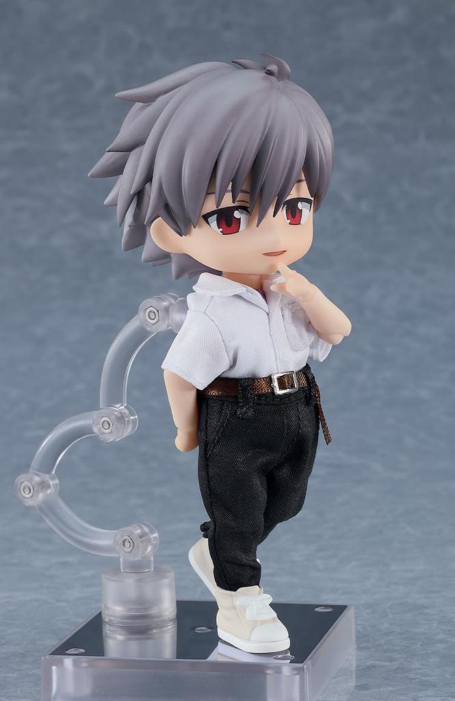 Good Smile Company Кукла Нендороид Новое Театральное Издание Каору Нагиса и Пластиковая Покрашенная Подвижная Фигурка Евангелион Не Масштабная Ткань, Магнит,