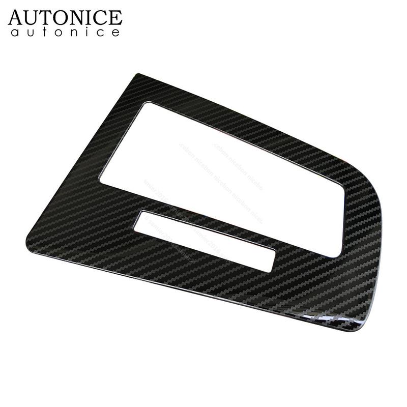 Подходит для Ford Focus MK3 2012-2014 АКПП Цвет карбона Внутренняя накладка на панель переключения передач сталь LHD ЛЕВАЯ СТОРОНА