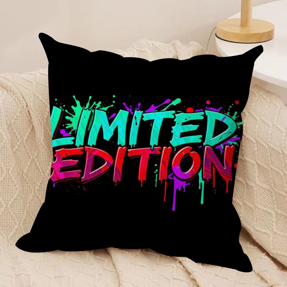 Inspirational Quote Cushion Cover Soft Plush Throw Pillow Cover DoubleSided Decorative Cushion Case Sofa Bedroom Home Decor