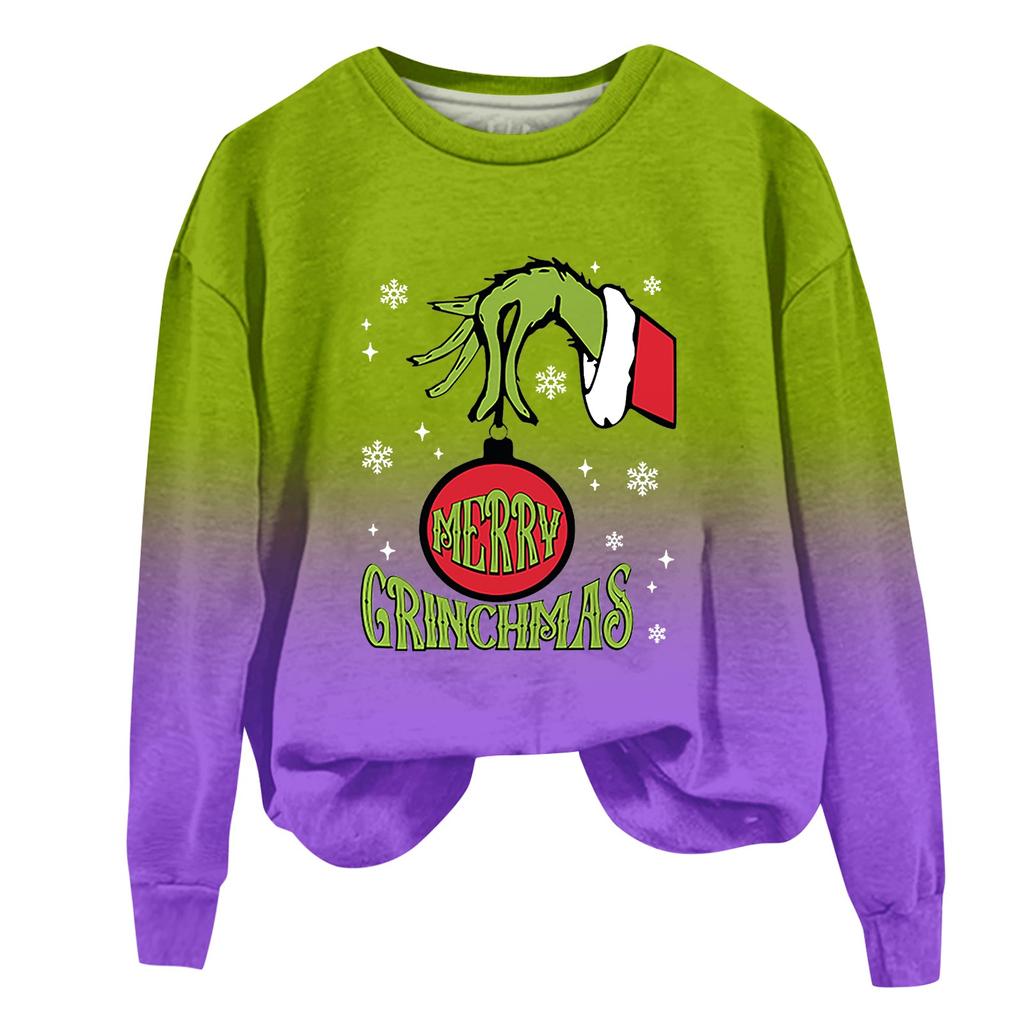 Женская мода, повседневный пуловер с длинными рукавами и капюшоном, толстовка с принтом на Хэллоуин