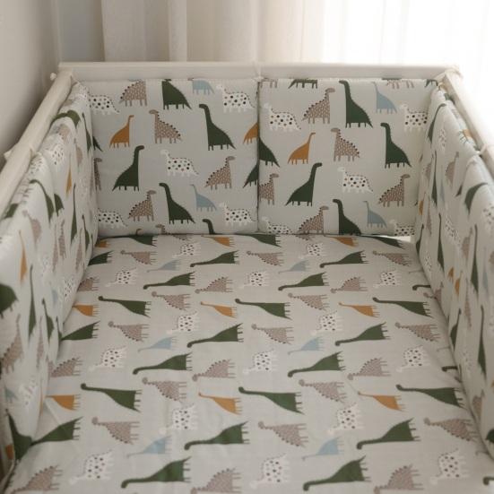 6 шт. подкладок в кроватку для прорезывания зубов 11,8” x 11,8” противоударный бампер для детской кроватки